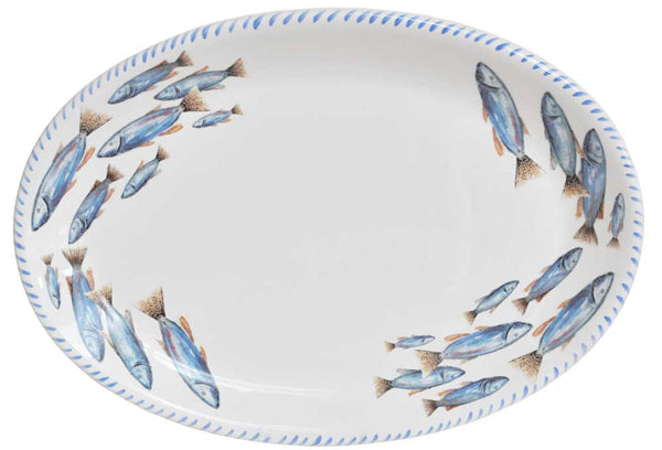 Lake Fish Oval Service Platter