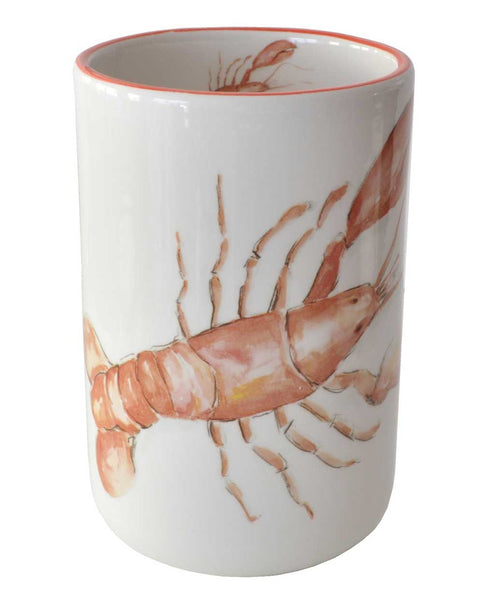 Lobster Wine Bottle Holder / Utensil Holder / Vase