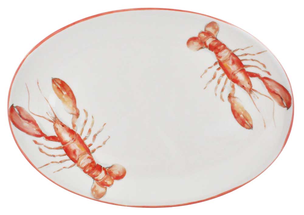 Lobster Oval Service Platter