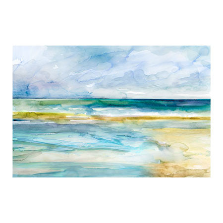 Low Tide Canvas Art Print - Artist Elle Franklin