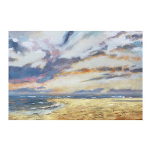 Shoreline Sky Canvas Art Print - Artist Douglas Edwards