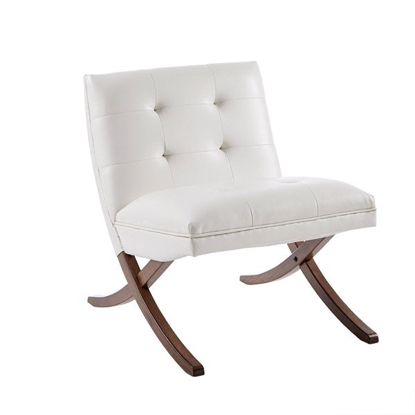 Mid-Century Lounge Chair - White