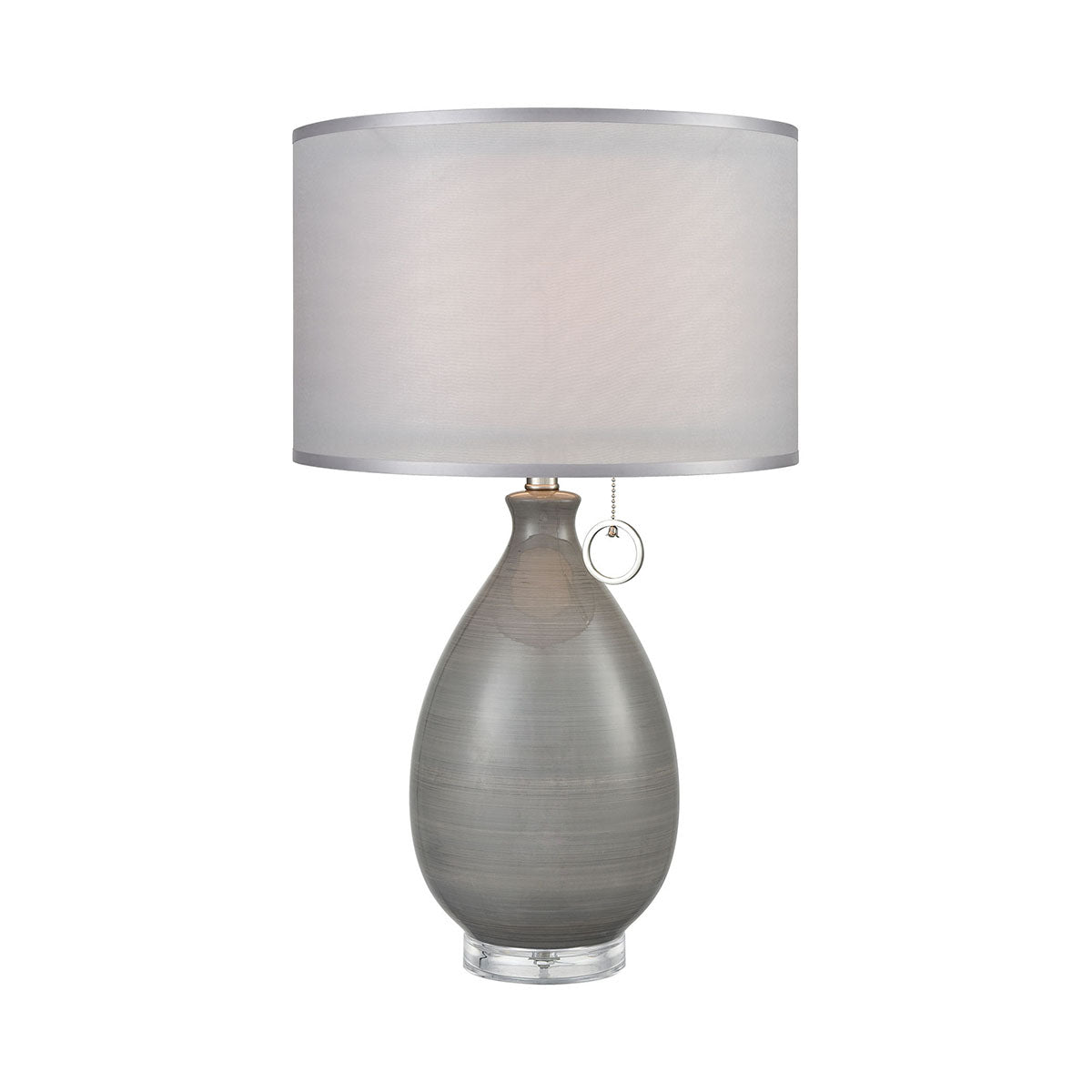 Clothilde Grey Table Lamp